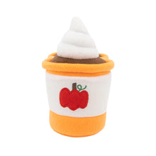 Load image into Gallery viewer, Zippy Paws Nom Noms Fall Harvest Pumpkin Spice Latte Plush Squeaker Dog Toy