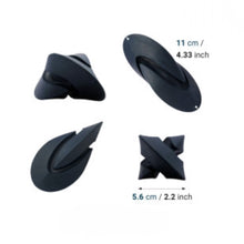 Load image into Gallery viewer, Chewtastic Geometrics Natural Rubber Interactive Toys Geo-Duo Navy