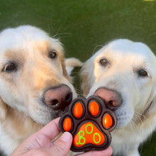 Load image into Gallery viewer, Pre Order - Halloween Charcoal Dog Biscuit - BOO Paw: Black
