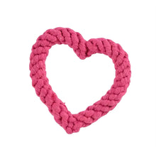 Load image into Gallery viewer, Heart Shaped Rope Toy
