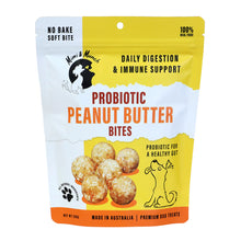 Load image into Gallery viewer, PROBIOTIC PEANUT BUTTER BITES NATURAL DOG TREATS 90g
