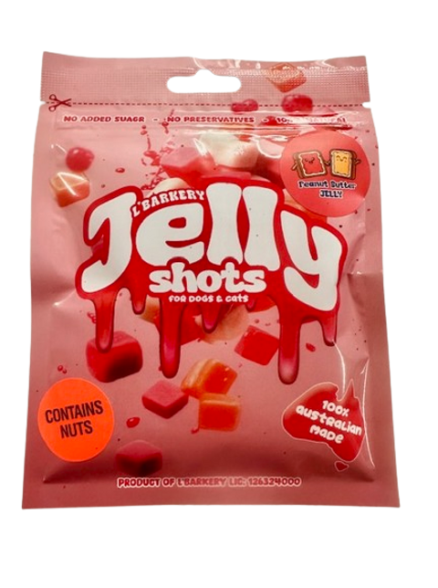 Jelly Shots Peanut Butter and Jam