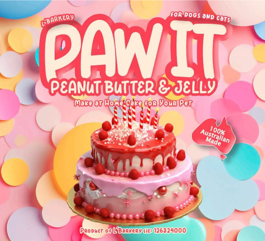 Paw it Cake Mix - Peanut Butter Jelly