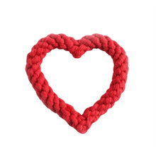 Load image into Gallery viewer, Heart Shaped Rope Toy
