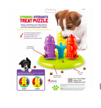 Load image into Gallery viewer, Brightkins Spinning Hydrants Dog Treat and Meal Interactive Feeder Toy
