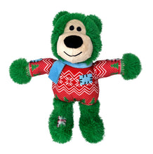 Load image into Gallery viewer, KONG Christmas Holiday Wild Knots Bear - Snuggle Plush Dog Toy - Sm/Med
