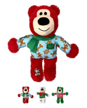 Load image into Gallery viewer, KONG Christmas Holiday Wild Knots Bear - Snuggle Plush Dog Toy - Sm/Med
