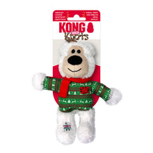 Load image into Gallery viewer, KONG Christmas Holiday Wild Knots Bear - Snuggle Plush Dog Toy - Sm/Med
