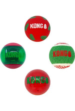 Load image into Gallery viewer, KONG Christmas Balls 4 pack
