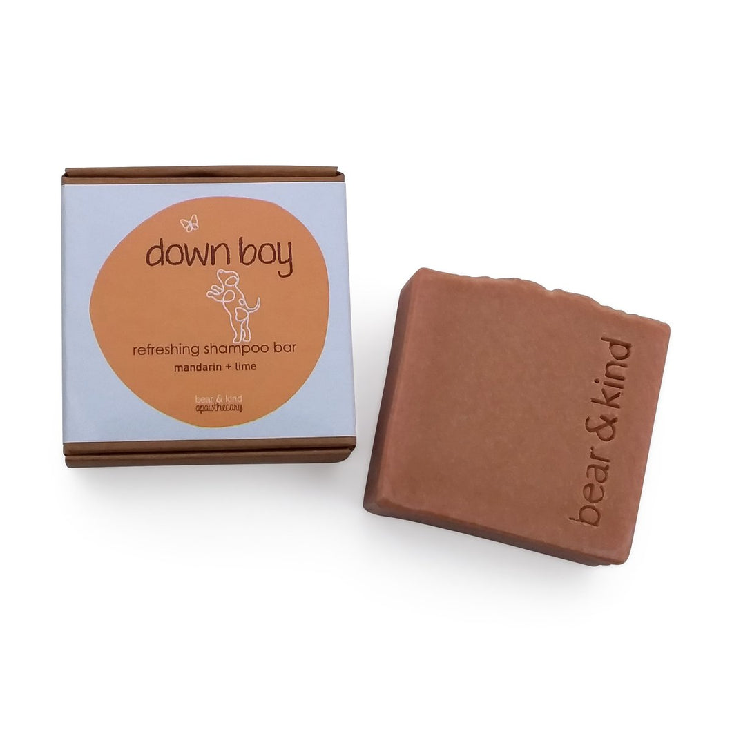 Down Boy Refreshing Shampoo Bar - 
To freshen and balance an oily coat