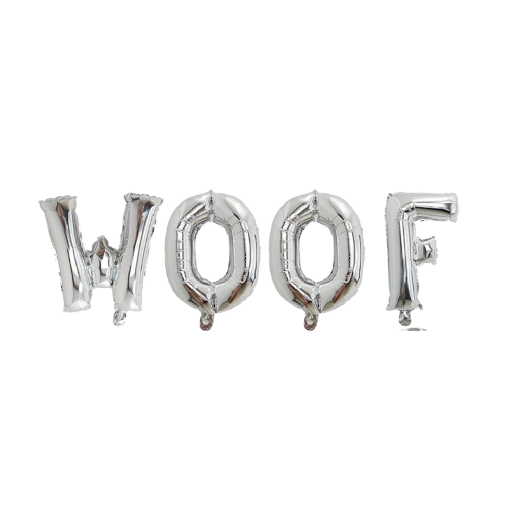 WOOF Balloon Set